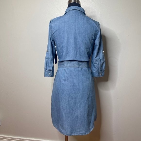 NWT G. Kale Petite Denim Dress - Picture 2 of 11